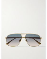 Dior - Diorcannage A3U Aviator-Style-Tone Sunglasses - Lyst