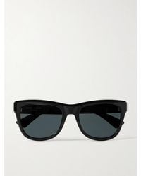 Saint Laurent - Sonnenbrille Mit D-Rahmen Aus Azetat - Lyst