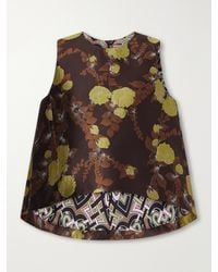 La DoubleJ - La Scala Jacquard-Twill Top - Lyst