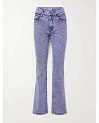 Mother - Net Sustain The Desperado Heel High-Rise Flared Jeans - Lyst