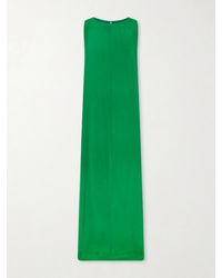 STAUD - Dalia Silk Maxi Dress - Lyst
