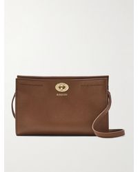 Burberry - Schultertasche Aus Strukturiertem Leder - Lyst