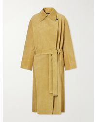 Stouls - Wyatt Belted Corduroy Suede Coat - Lyst