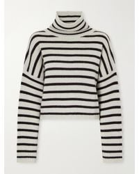 Lisa Yang - Zerlina Striped Cashmere Turtleneck Sweater - Lyst