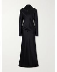 TOVE - Gio Open-Back Silk-Cloqué Maxi Dress - Lyst