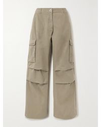 Coperni - Cotton-Twill Wide-Leg Cargo Pants - Lyst