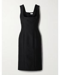 Salon 1884 - Balestra Cotton And Silk-Blend Midi Dress - Lyst