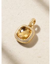 David Yurman - Albion 18-Karat, Citrine And Diamond Pendant - Lyst