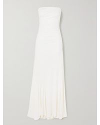 TOVE - Rayssa Strapless Stretch-Jersey Maxi Dress - Lyst
