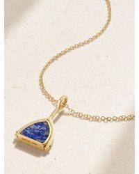 Mateo - Flip 14-Karat, Lapis Lazuli And Diamond Necklace - Lyst