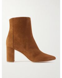 Manolo Blahnik - Rosie 70 Suede Ankle Boots - Lyst