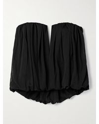 Isabel Marant - Amalia Trägerloses, Verkürztes Oberteil Aus Stretch-Jersey Mit Raffungen - Lyst