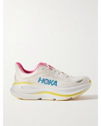 Hoka One One - Bondi 9 Rubber-Trimmed Mesh Sneakers - Lyst
