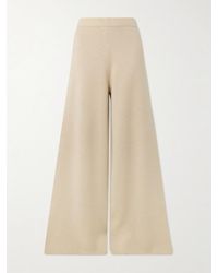 Max Mara - Judy Wool And Cashmere-Blend Wide-Leg Pants - Lyst