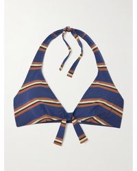 Eres - Cap Striped Halterneck Bikini Top - Lyst