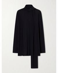 TOTEME - Scarf-Detailed Woven Blouse - Lyst
