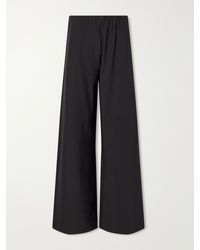 La Ligne - Colby Cotton-Poplin Wide-Leg Pants - Lyst