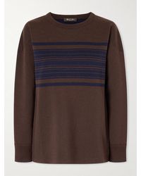 Loro Piana - Winterdale Striped Wool And Cashmere-Blend Sweater - Lyst