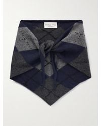 Johnstons of Elgin - Clan Checked Cashmere Scarf - Lyst