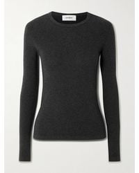 Lisa Yang - Vivian Ribbed Cotton And Cashmere-Blend T-Shirt - Lyst
