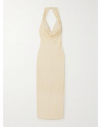 Magda Butrym - Neckholder-Midikleid Aus Stretch-Jersey - Lyst
