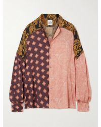 Donde Esteban - Estrellitas Printed Crepe Shirt - Lyst