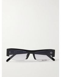 Miu Miu - Vedette Square-Frame Acetate Sunglasses Glasses - Lyst