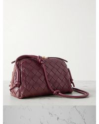 Bottega Veneta - Concert Pouch Intrecciato Leather Shoulder Bag - Lyst