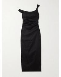 SIR. - Robe Midi En Lin À Fronces Et À Torsades - Lyst