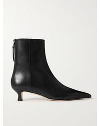 Aeyde - Zoe Ankle Boots Mit Spitzer Kappe Aus Leder - Lyst