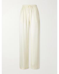 Sharon Wauchob - Tuileries Satin Straight-Leg Pants - Lyst
