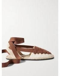 Loeffler Randall - Wilson Lace-Up Canvas Espadrilles - Lyst