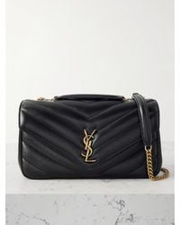 Saint Laurent - Loulou Medium Matelassé Leather Shoulder Bag - Lyst