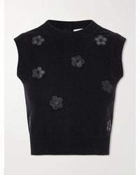 Cecilie Bahnsen - Dean Button-Embellished Cashmere Vest - Lyst