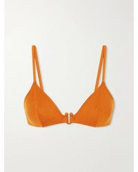 Eres - Stylish Embellished Triangle Bikini Top - Lyst