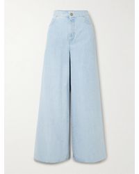 Max Mara - Affari High-Rise Wide-Leg Jeans - Lyst