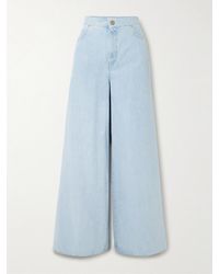 Max Mara - Jean Large Taille Haute Affari - Lyst