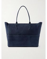 Metier - Incognito 36 Paneled Suede Tote - Lyst