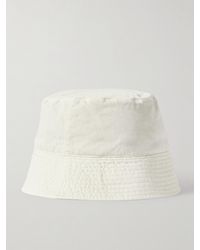 AURALEE - Kijima Takayuki Finx Cotton-Twill Bucket Hat - Lyst