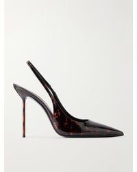 Paris Texas - Lidia 105 Patent-Leather Slingback Pumps - Lyst