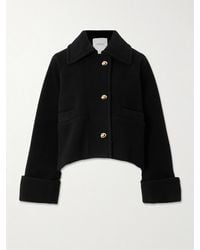 Patou - Jacke Aus Einer Gerippten Wollmischung - Lyst