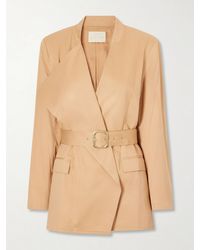 Ulla Johnson - Zehra Belted Cotton Blazer - Lyst