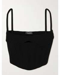 Mugler - Heaven Bustier Aus Stretch-Strick - Lyst
