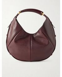 Saint Laurent - Mombasa Paneled Leather Shoulder Bag - Lyst