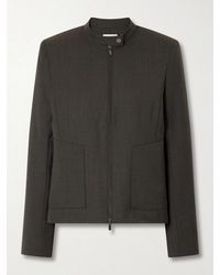 St. Agni - Moto Wool-Blend Jacket - Lyst