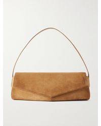 Jil Sander - Kante Suede Shoulder Bag - Lyst