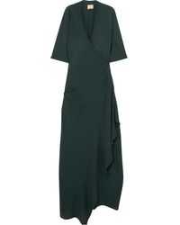 albus lumen claudia wrap dress