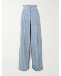 Altuzarra - Rudy Cotton-Twill Wide-Leg Pants - Lyst