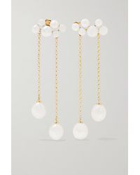 Anissa Kermiche Wuthering Heights 14-karat Gold Pearl Earrings - Metallic