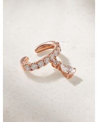 Anita Ko - Daphne 18-Karat Rose Diamond Ear Cuff - Lyst